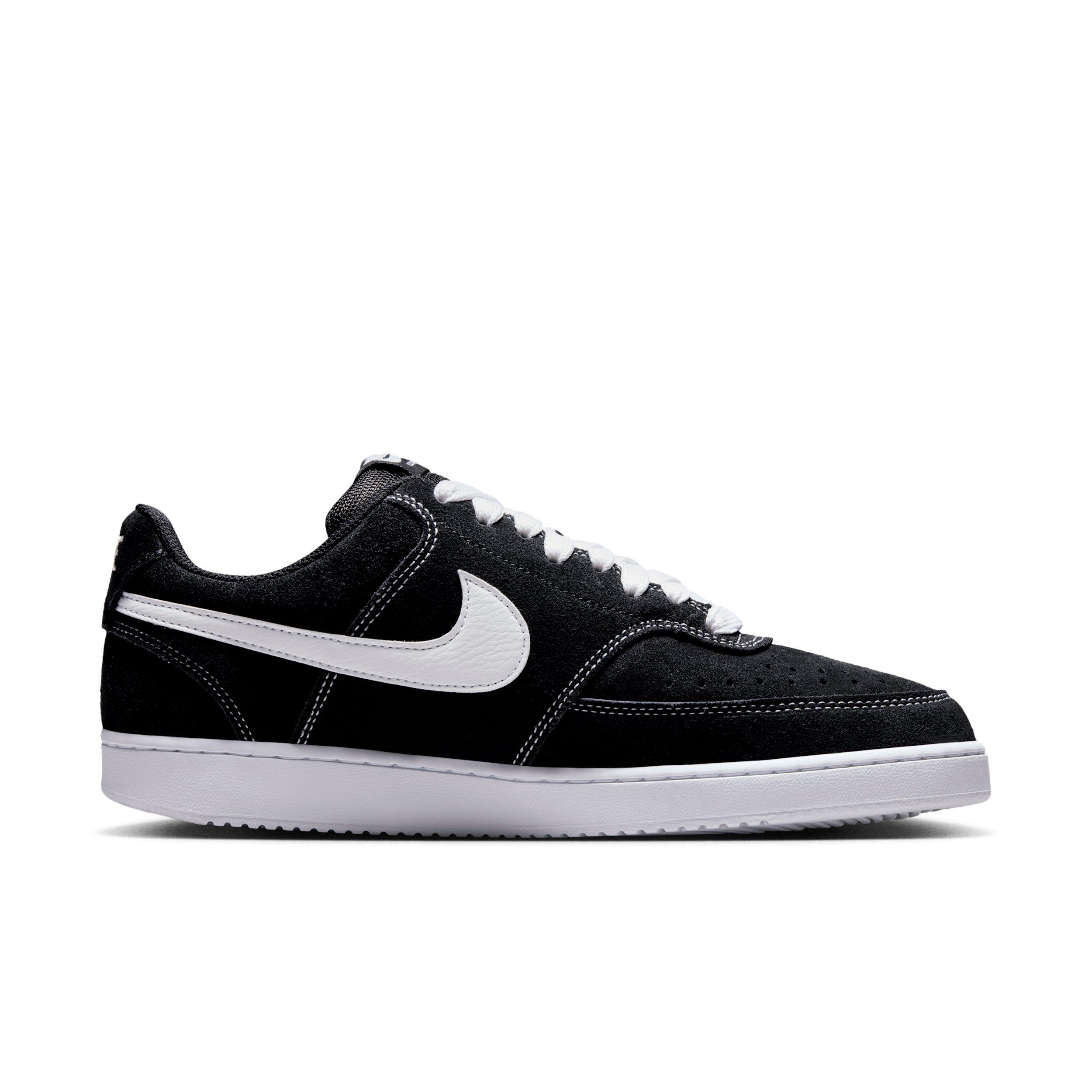 Nike Court Vision Low FL "Black/White" Men's Shoe - BLACK/WHITE
